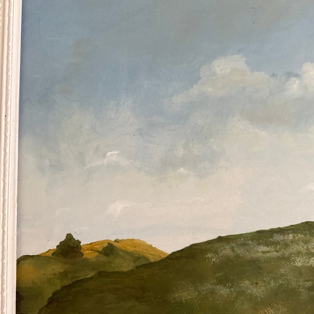 Traditional Hill Art Traditional Acrylic Painting For Sale - Image 3 of 7
