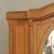 Art Nouveau Wardrobe in Oak with Oval Mirror For Sale - Image 3 of 17