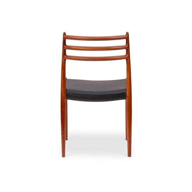 Wood Vintage Niels Otto Møller 78 Dining Chairs in Solid Teak Set of 4 For Sale - Image 7 of 10