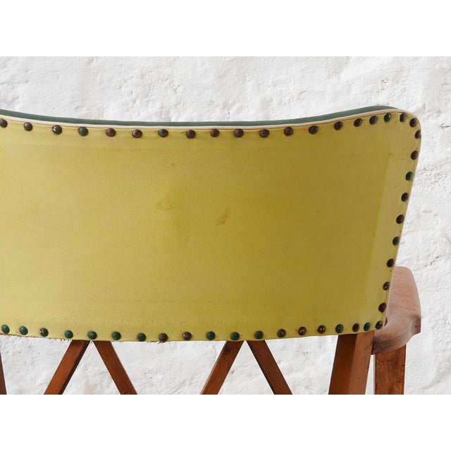 Wood Rockabilly Beech Armchair, 1950s For Sale - Image 7 of 15