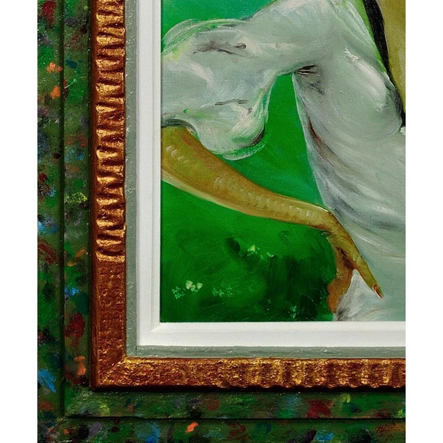 1950s Follower of Jean-Gabriel Domergue, Lady at the Races, 1950s, Oil on Canvas, Framed For Sale - Image 5 of 18