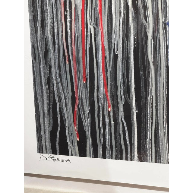 Abstract 1990s DeRosier Artwork - Signed & Numbered For Sale - Image 3 of 4