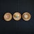 Antique Japanese 1000 Faces Porcelain Tea Cups & Saucers-Set of 3-Art Deco-Asian For Sale - Image 4 of 11