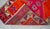 Hand-Knotted Turkish Runner Rug. Bright Orange Narrow Hallway Decor Kitchen Rug - 2' X 12'4" For Sale - Image 15 of 16