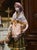 Pair of Mid-Century Italian Capodimonte Style Porcelain Figural Sculptures For Sale - Image 4 of 12