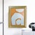 Finished in a brushed gold frame that beautifully complements the warm terracotta palette. Ready to hang as acquired....