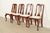 Henkel Harris Henkel Harris Queen Anne Solid Cherry Wood Dining Chairs, Set of Four For Sale - Image 4 of 13