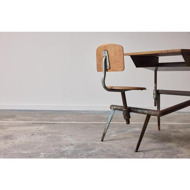 No. 800 Single-Seat School Desk by Jean Prouvé, 1952 For Sale - Image 10 of 12