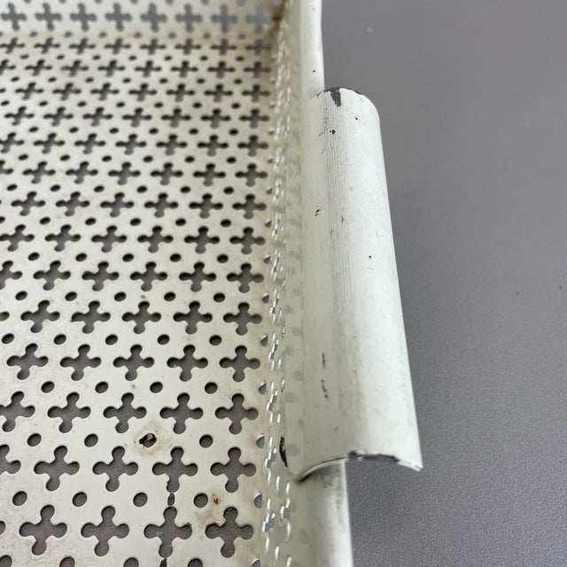 French Modernist Rigituelle Tray in Metal from Mathieu Matégot, 1950s For Sale - Image 12 of 18