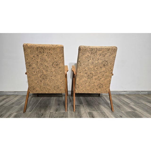 Mid-Century Armchairs, Set of 2, in Good conditions. Designed 1960 to 1969