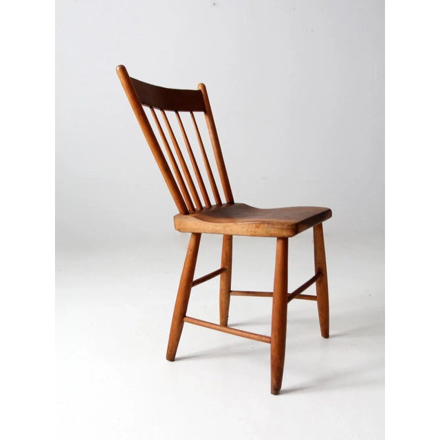 Early 20th Century Antique Primitive Farmhouse Chair For Sale - Image 5 of 12