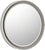 2020s Thomas O'Brien for Visual Comfort Signature Tricia 24" Illuminated Round Mirror in Matte White and Polished Nickel For Sale - Image 5 of 11