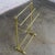 Late 20th Century Hollywood Regency Style Solid Brass Freestanding Towel Stand Triple Tiered Bars For Sale - Image 6 of 18