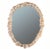Oval Wall Mirror With Organic Teak Frame For Sale In Greensboro - Image 6 of 6