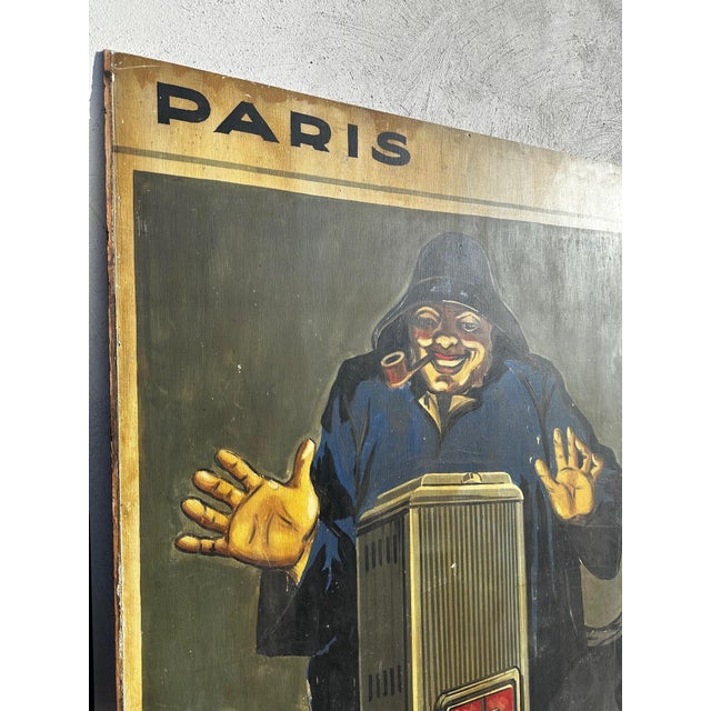 1930s Poster on Panel, 1935 For Sale - Image 5 of 11
