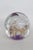 Large Round Art Glass Paper Weight Trumpet Flower Controlled Bubble Design 5160b For Sale - Image 10 of 12