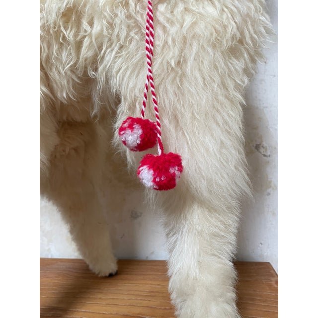 Vintage 1970s Large Handmade Alpaca Fur Sculpture For Sale In Philadelphia - Image 6 of 11