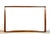 Beautiful restored walnut mid century modern wall hanging mirror made by Hooker Furniture under its popular Mainline...