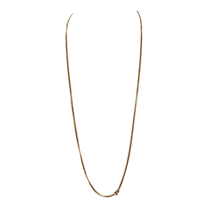 Vintage 14 Karat Yellow Gold 22 Gm Chain Necklace 35 Inch Long