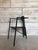 Vintage Sculptural Occasional Chair in Black Steel and Perforated Metal, 1980s For Sale - Image 12 of 12