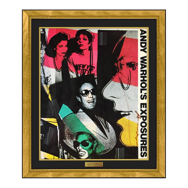 Late 20th Century Andy Warhol Exposures Pop Art Red Lithograph For Sale