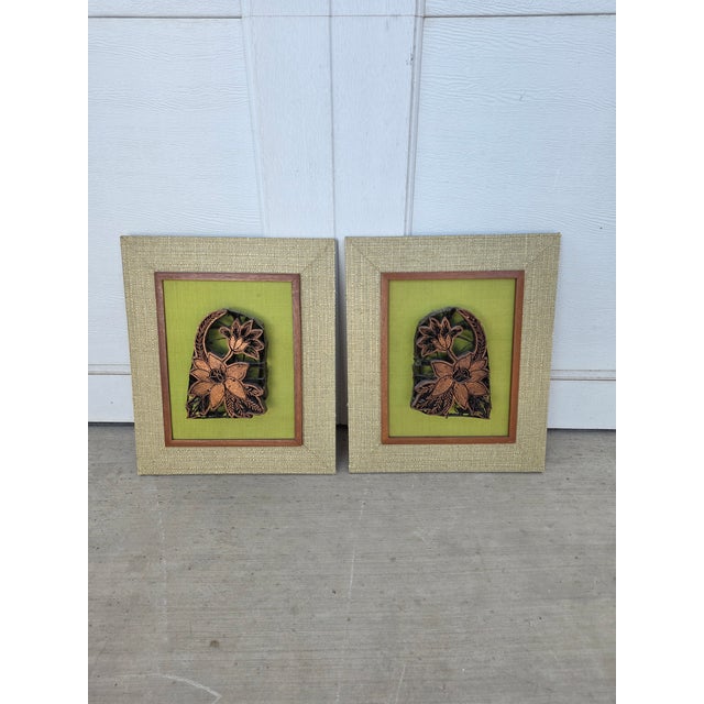 Highly unusual copper printing blocks from the early 20th century or late 19th century. These truly are a work of art...