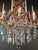 Oval Italian Baroque Revival Crystal Chandelier Rococo Style Dining Room Ceiling For Sale - Image 4 of 17