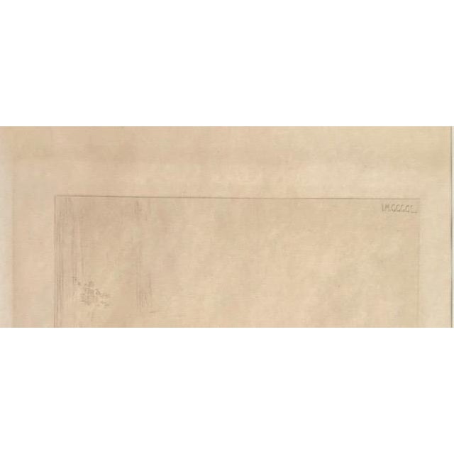 Victorian 1883 Original Etching the Loafer by Ignaz Marcel Gaugengigl in Ornate Antique Wood Frame For Sale - Image 3 of 11