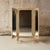 Add rustic elegance and functional beauty to your space with this 19th century French oak floor mirror, a beautifully...
