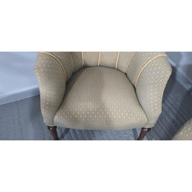 French Walnut Tub Chairs, 1880, Set of 2 For Sale - Image 6 of 14