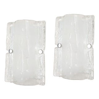 Murano Glass Sconces by Kalmar, Austria, 1960s, Set of 2 For Sale
