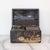 Antique Chinese Export Black Lacquered Tea Caddy Box For Sale - Image 4 of 6