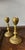 This charming pair of vintage English brass candlesticks by Peerage showcases the refined craftsmanship the maker is known...