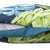 2020s 24 x 24 Outdoor Pillow Cardoon Indigo - Down Alternative Insert For Sale - Image 5 of 7