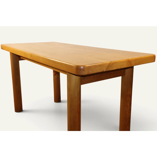 Modernist Pine Table by René Martin, 1960s For Sale - Image 14 of 18