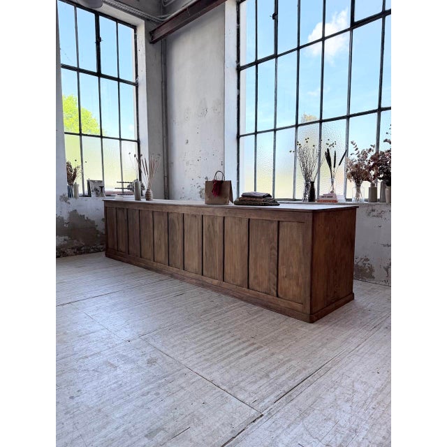 Pine Trade Counter, 1950s For Sale - Image 4 of 18