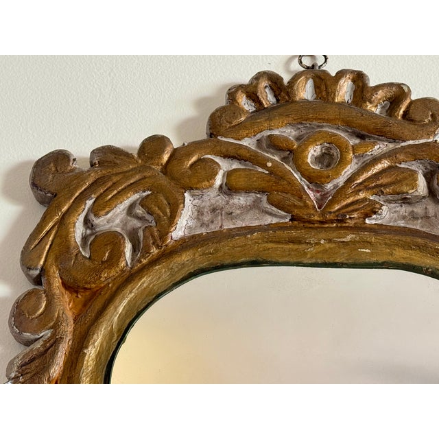 20th Century Florentine Style Mirror With Candle Bracket. For Sale - Image 14 of 18