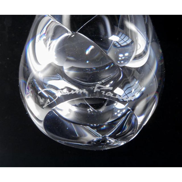Crystal Corolle Glasses from Daum, Set of 12 For Sale - Image 6 of 16