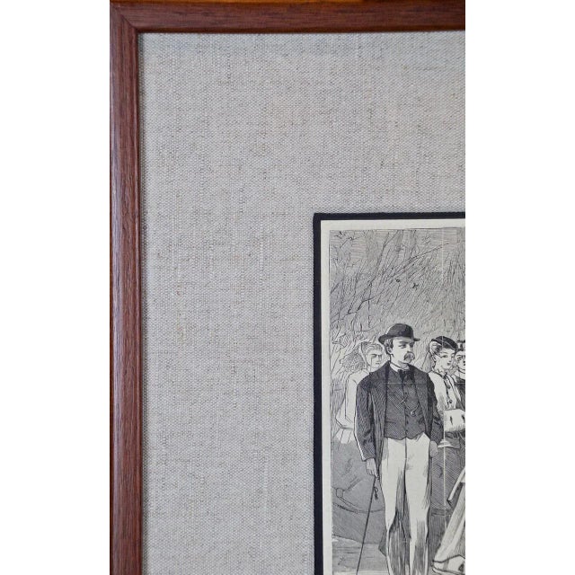 Mid 19th Century Winslow Homer 19th Century Woodcut Engraving "The Morning Walk", 1868 For Sale - Image 5 of 5