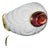 Vintage Bvlgari Chandra Pink Tourmaline & White Porcelain Ring in 18k Yellow Gold – Size 7.5 For Sale