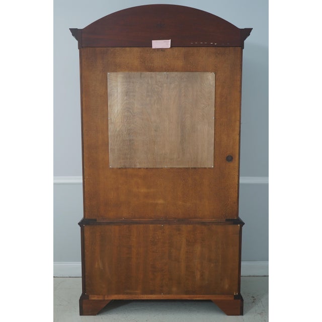 Henkel Harris Model #165 Mahogany Dome Top Armoire Cabinet For Sale - Image 17 of 18