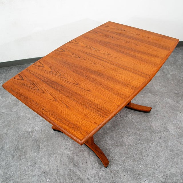 Very high quality Danish solid teak compact rectangular table in near mint original condition after in house restoration....