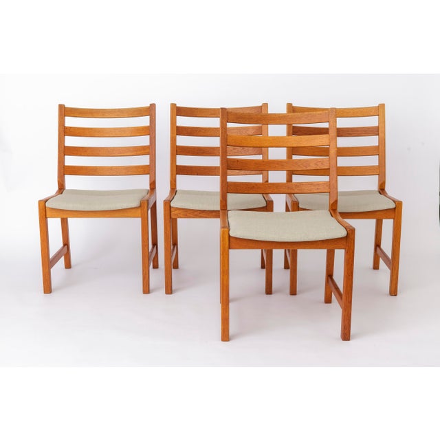 Vintage Oak Dining Chairs by Kurt Østervig for KP Møbler, 1960s, Set of 6 For Sale - Image 11 of 18
