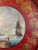 Metal 19th Century French Hand-Painted Tole Tray With Harbor Scene For Sale - Image 7 of 8