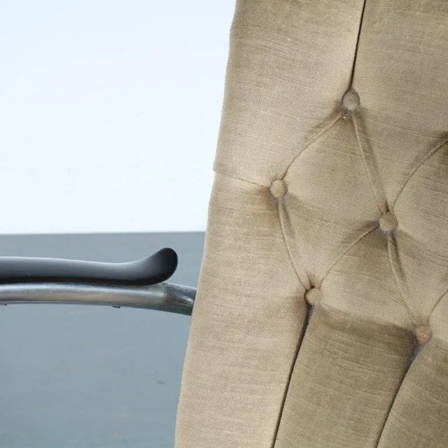 Beige Model 412 Easy Chair from Gispen, Netherlands, 1950s For Sale - Image 8 of 11