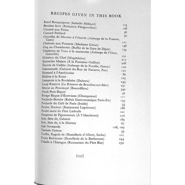 1950s "Fine Bouche: A History of the Restaurant in France" 1956 Andrieu, Pierre For Sale - Image 5 of 5