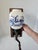 Early 20th Century Charming Vintage Wall Mounted Manual Delft Blue Coffee Grinder for Your Country Kitchen For Sale - Image 5 of 9