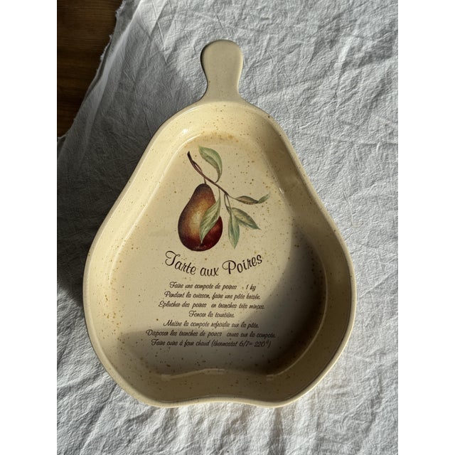 Pear-Shaped Pie Dish, 1980s For Sale - Image 4 of 12