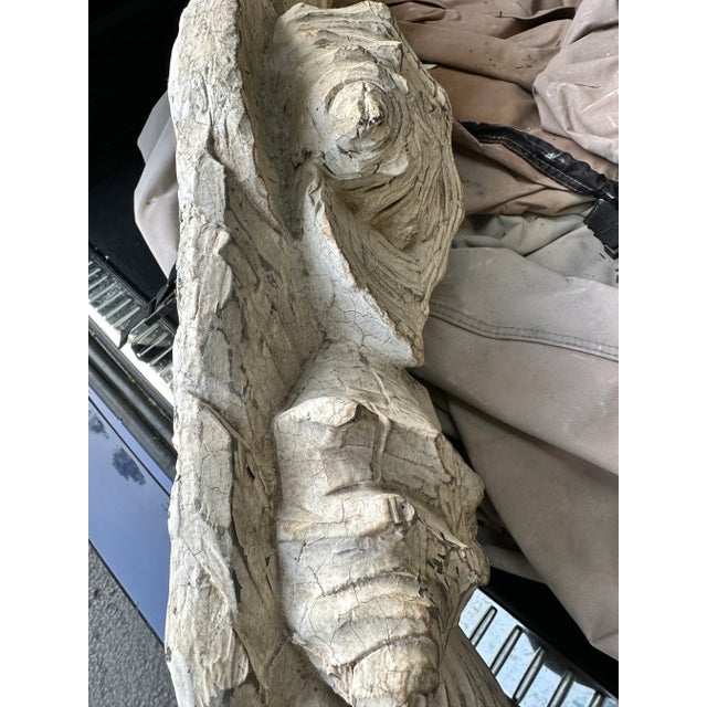 Pair Large Plaster Faux Driftwood Architectural Festoons, Wall Mount Swags- Seashell Motif For Sale - Image 13 of 13