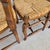 Antique French Country Carved Ladder Back Rush Seat Dining Chairs, Set of 4 For Sale - Image 15 of 18